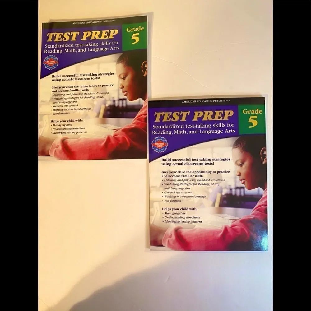 🔴 American Education Publishing Test Prep Grade 5 2 for 20